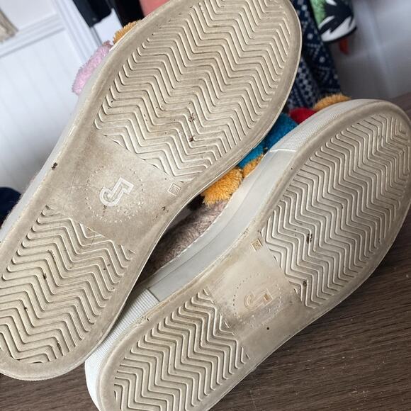 Joshua Sanders Pom Pom Slip On Sneakers Tan size 36 size 6 US - Picture 10 of 10